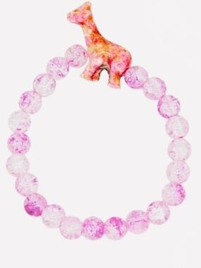 Pink Simply Southern Track an Animal Giraffe Bracelet Anklet Tracking Jewelry